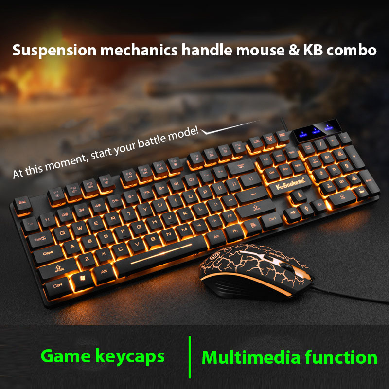 Gaming Keyboard Mouse Combo - KM320 Keyboard And Mouse Set Waterproof