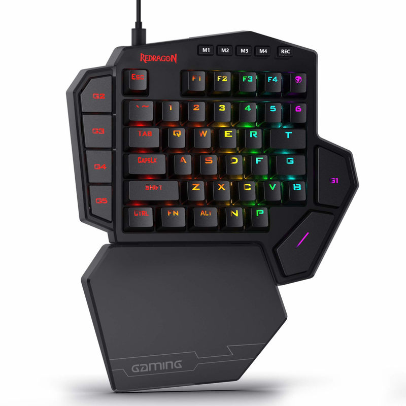 Redragon K585 DITI One-Handed  - Gaming Keyboard 1 Hand 评论和价格