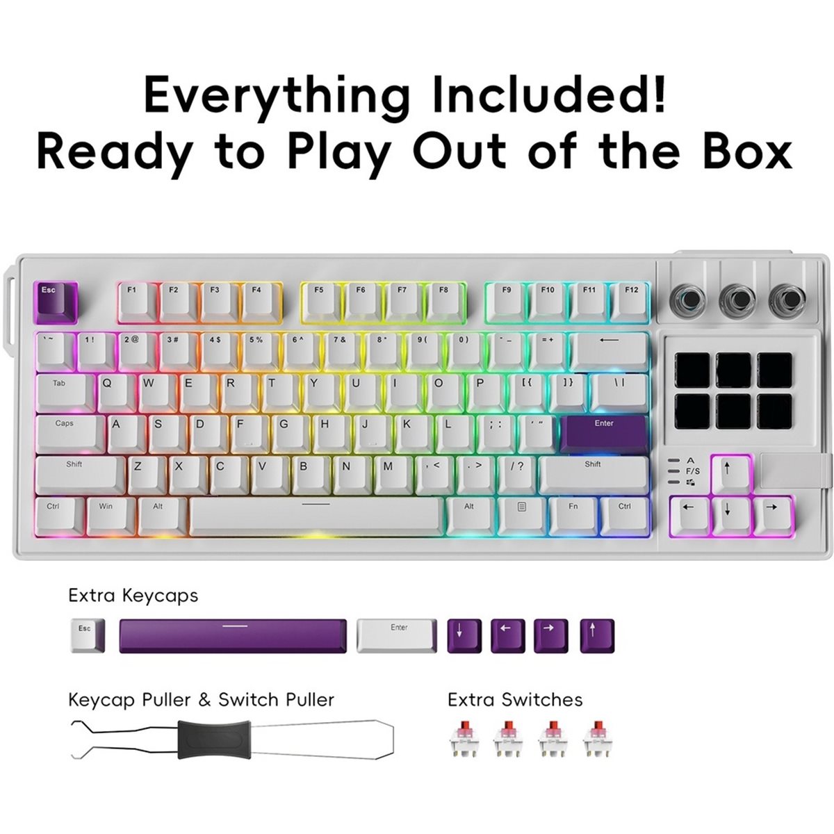 update. K1 PRO Visual Mechanic - Gaming Keyboard Mechanical 评论和价格