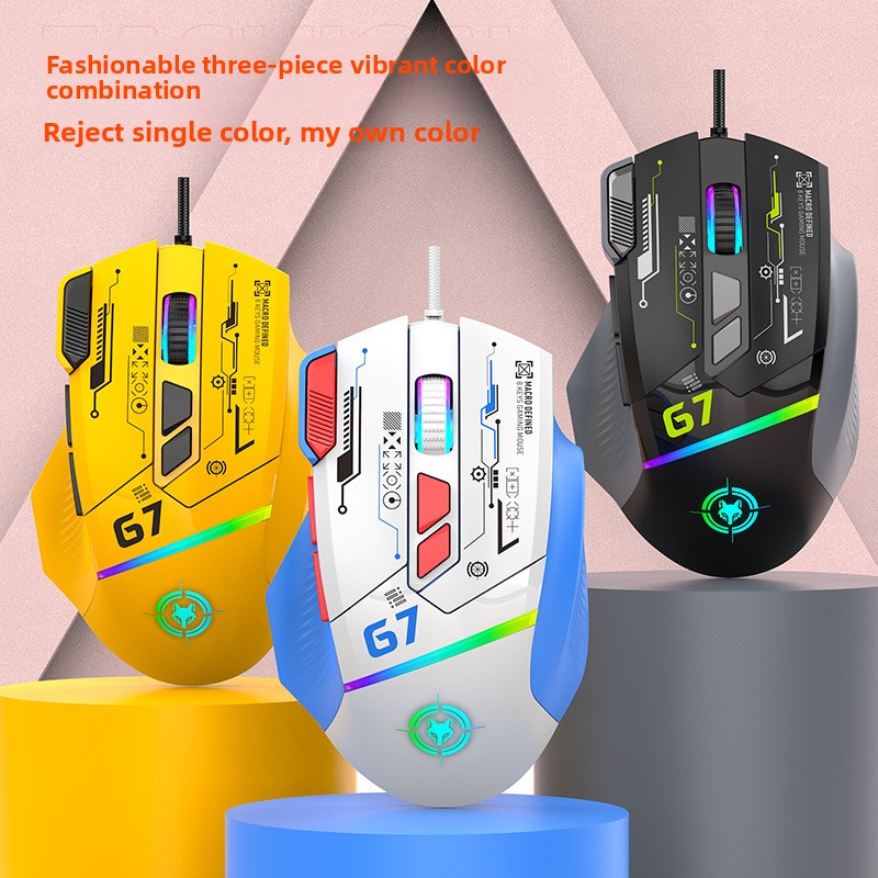 G6 Wired Gaming Mouse 128000DP - Gaming Keyboard 1 Hand 评论和价格