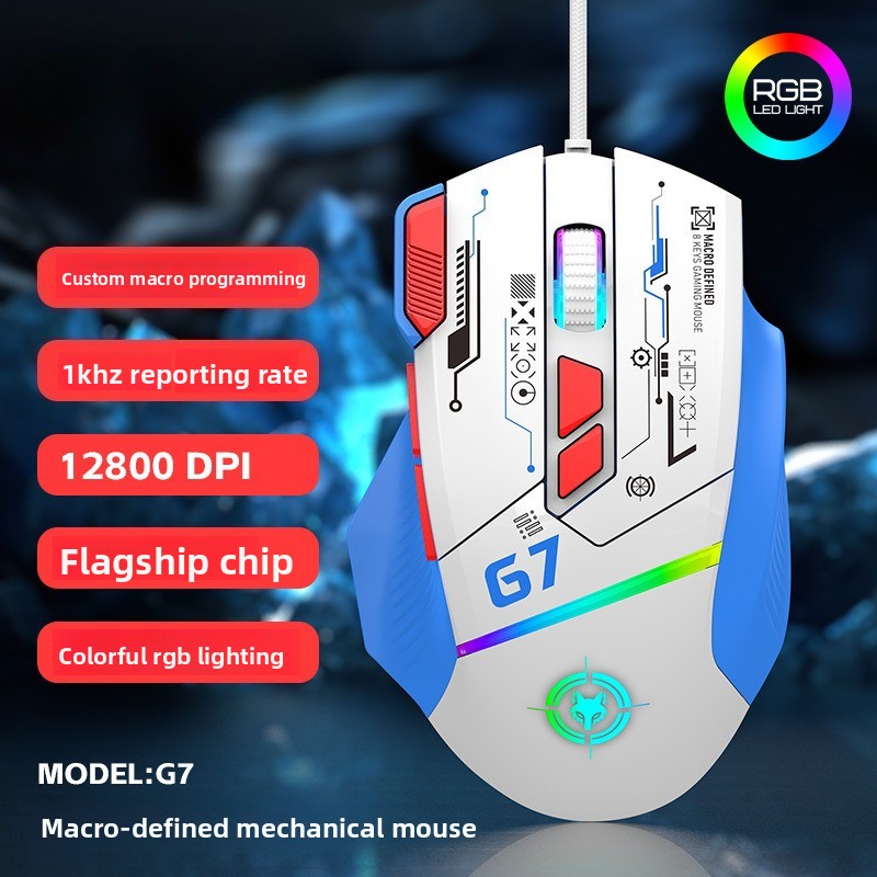 G6 Wired Gaming Mouse 128000DP - Gaming Keyboard 1 Hand 评论和价格
