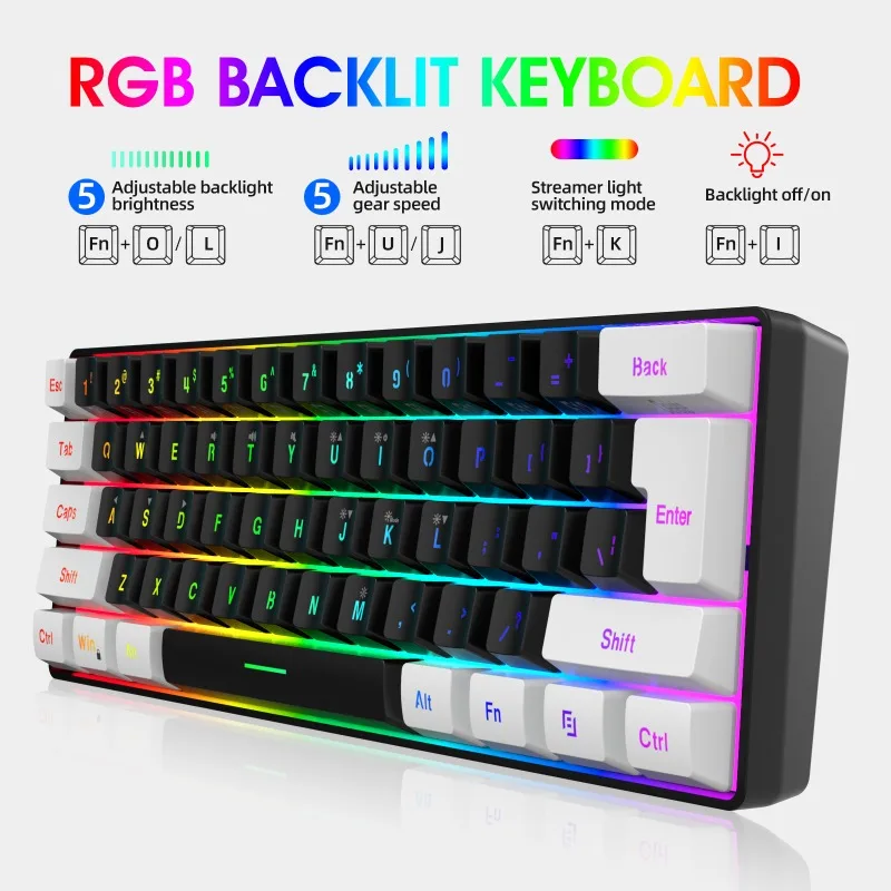 Keyboard and Mouse 60% Compute - Gaming Keyboard Mouse Combo 评论和价格