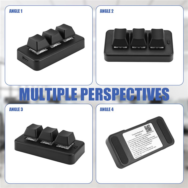MK321 Progammable Macro Mini K - Gaming Keyboard Mechanical 评论和价格