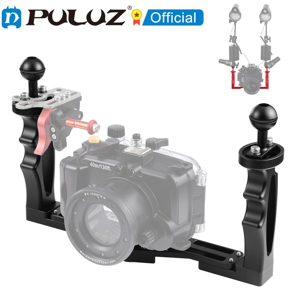 PULUZ Dual Handles Aluminium A - Stabilizer Screw In 评论和价格
