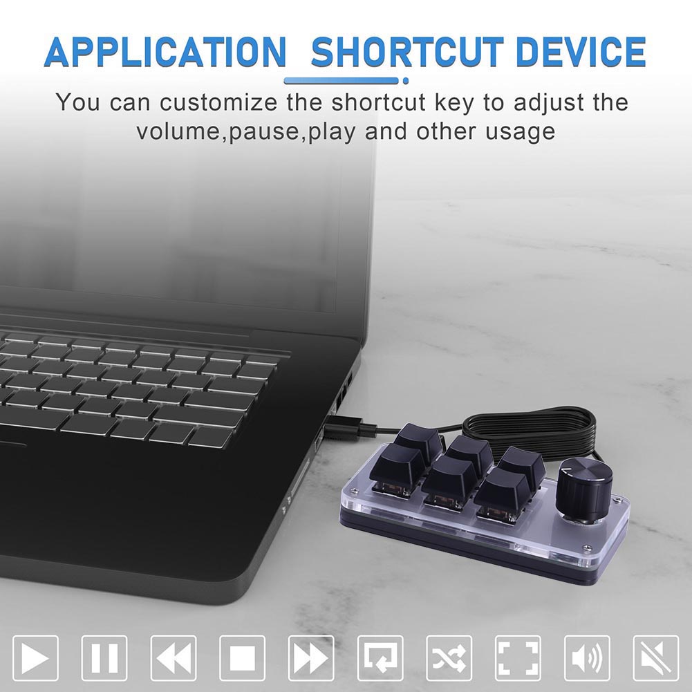 6 Key 1 Knob One Handed Mechan - Gaming Keyboard 1 Hand 评论和价格