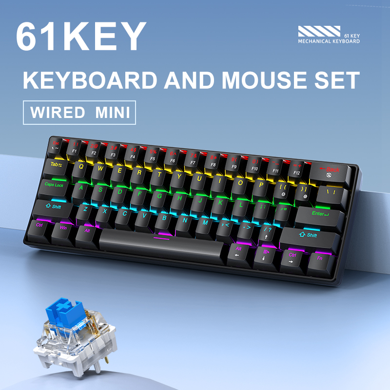 APAYADO K61 Mini Mechanical Ke - Keyboard Gaming Blue Switch 评论和价格