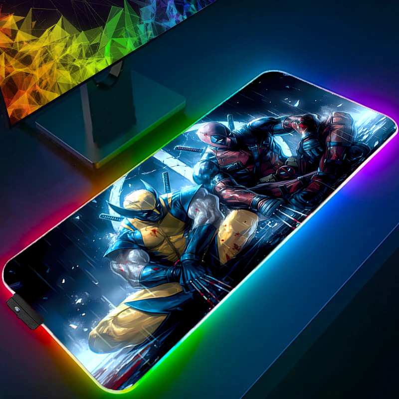 LED Mouse Pad Gaming Backlight - Gaming Keyboard Nearby 评论和价格