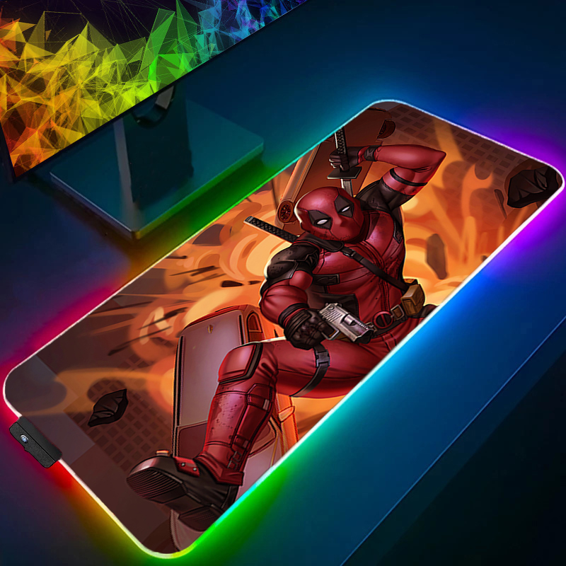LED Mouse Pad Gaming Backlight - Gaming Keyboard Nearby 评论和价格