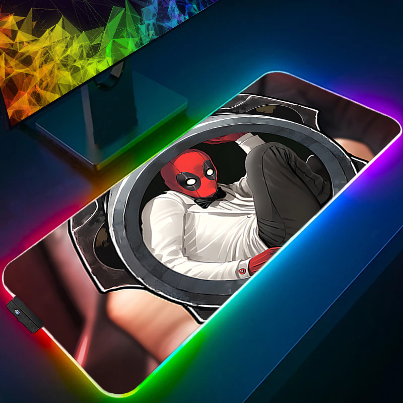 LED Mouse Pad Gaming Backlight - Gaming Keyboard Nearby 评论和价格
