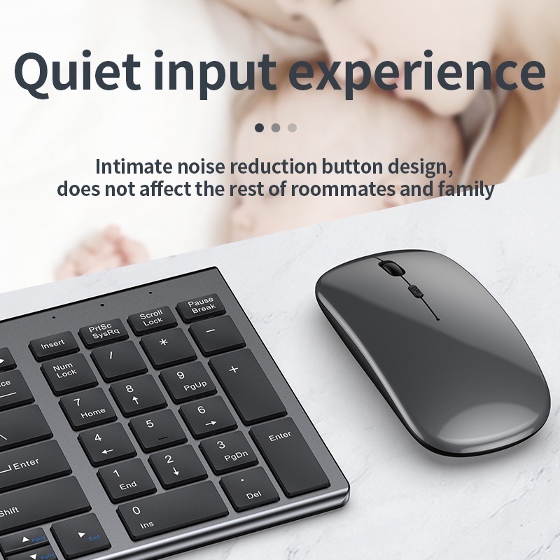 Jomaa Slim Rechargeable Blueto - Gaming Keyboard Extension 评论和价格