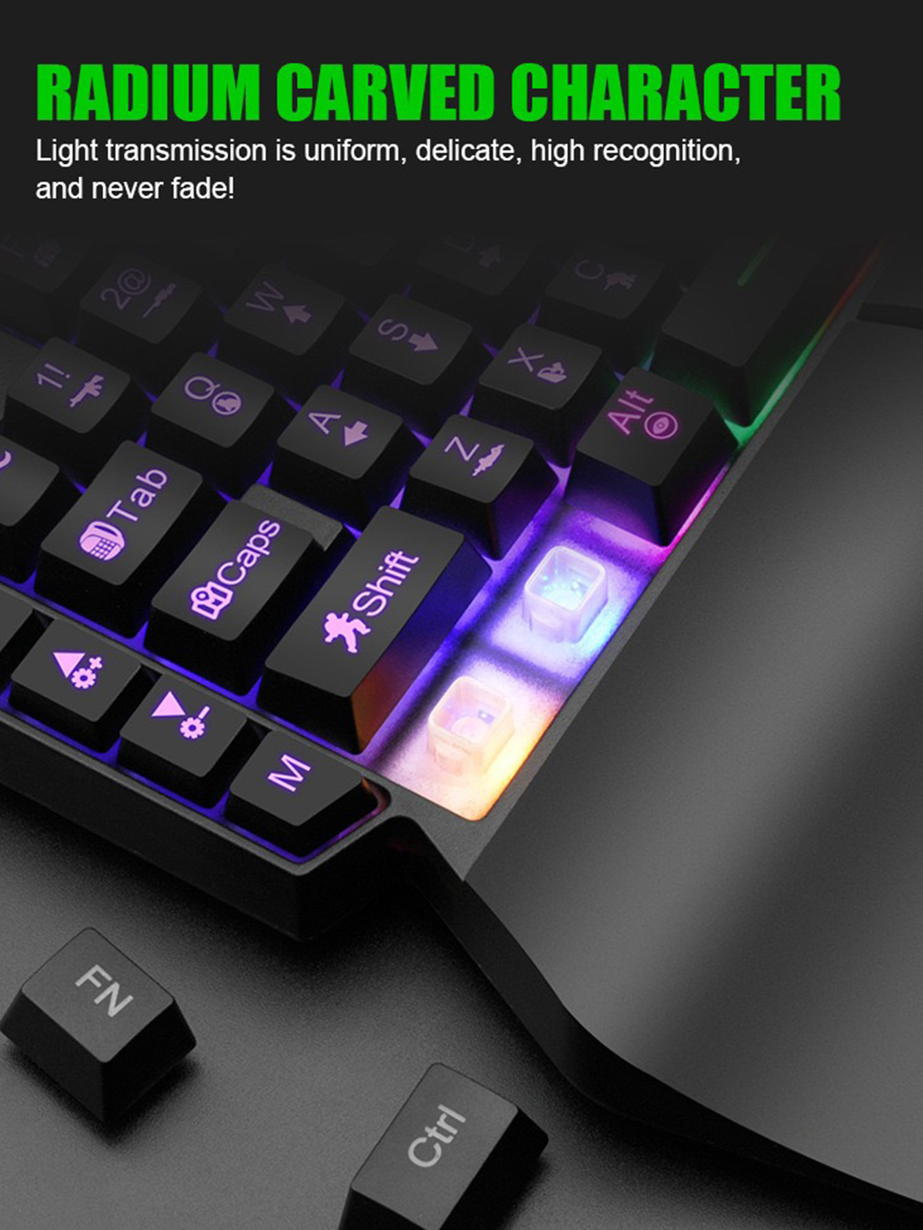 Mechanical One-Handed Light Ga - Gaming Keyboard 1 Hand 评论和价格