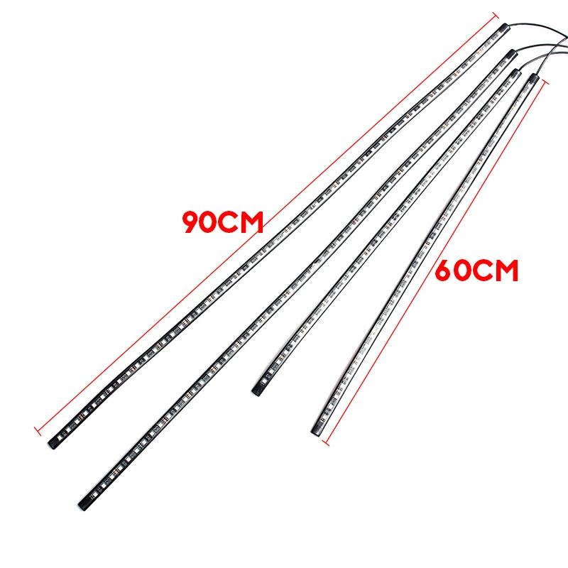 4x Waterproof RGB 5050 SMD Fle - Rgb Underglow Strip 评论和价格