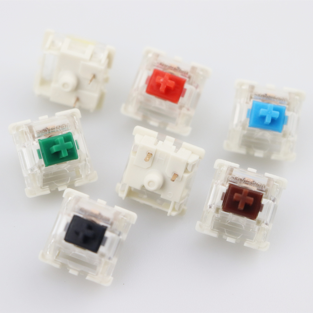 Gateron SMD Switches black red - Keyboard Gaming Blue Switch 评论和价格