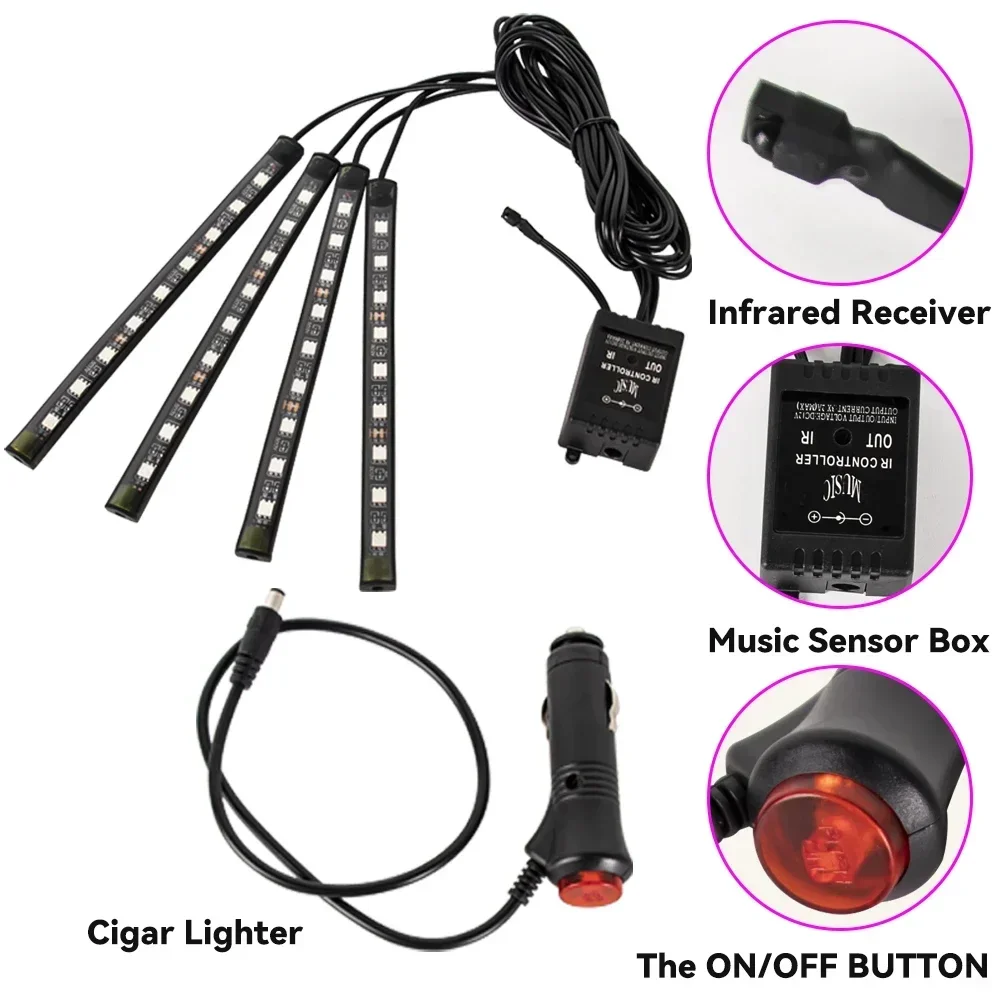 Neon LED RGB Car Underglow Bot - Rgb Underglow Strip 评论和价格