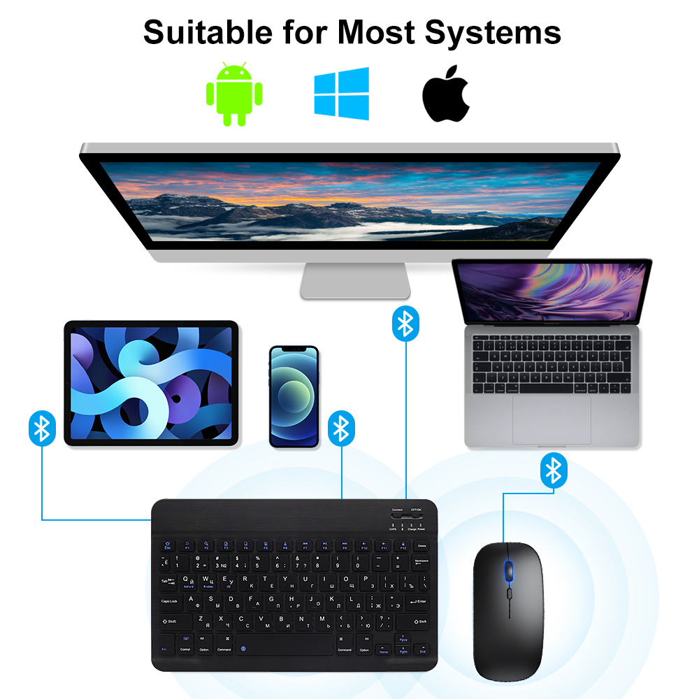 Bluetooth Keyboard and Mouse F - Gaming Keyboard Mouse Combo 评论和价格