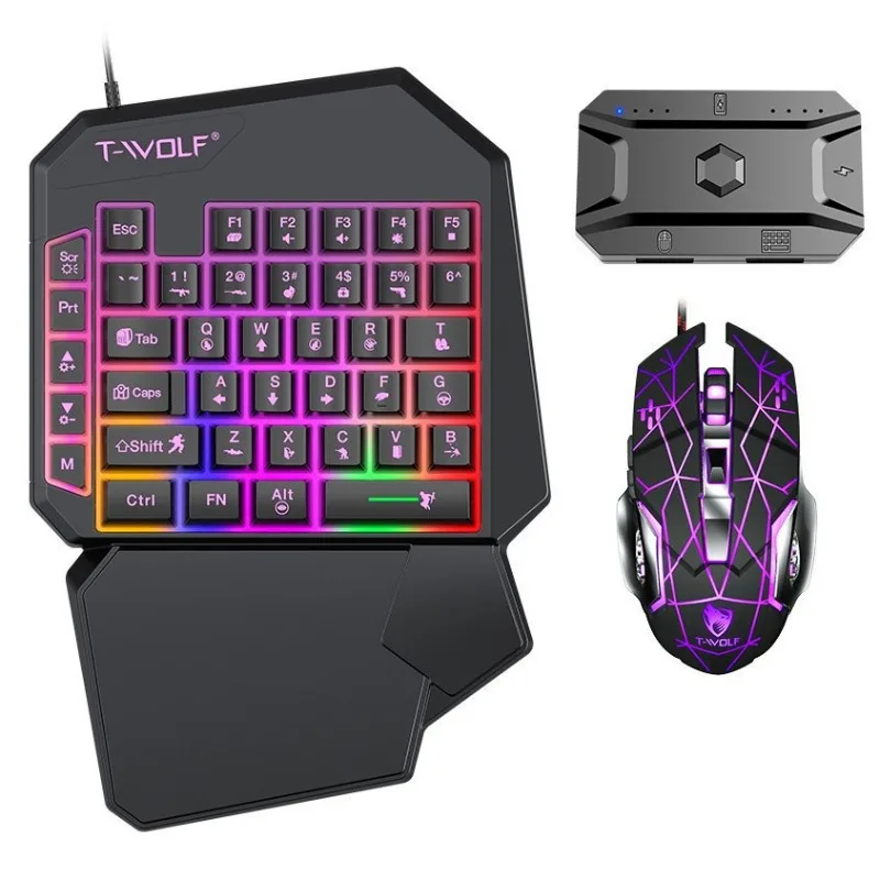 5 In 1 Set 35keys One Handedly - Gaming Keyboard 1 Hand 评论和价格