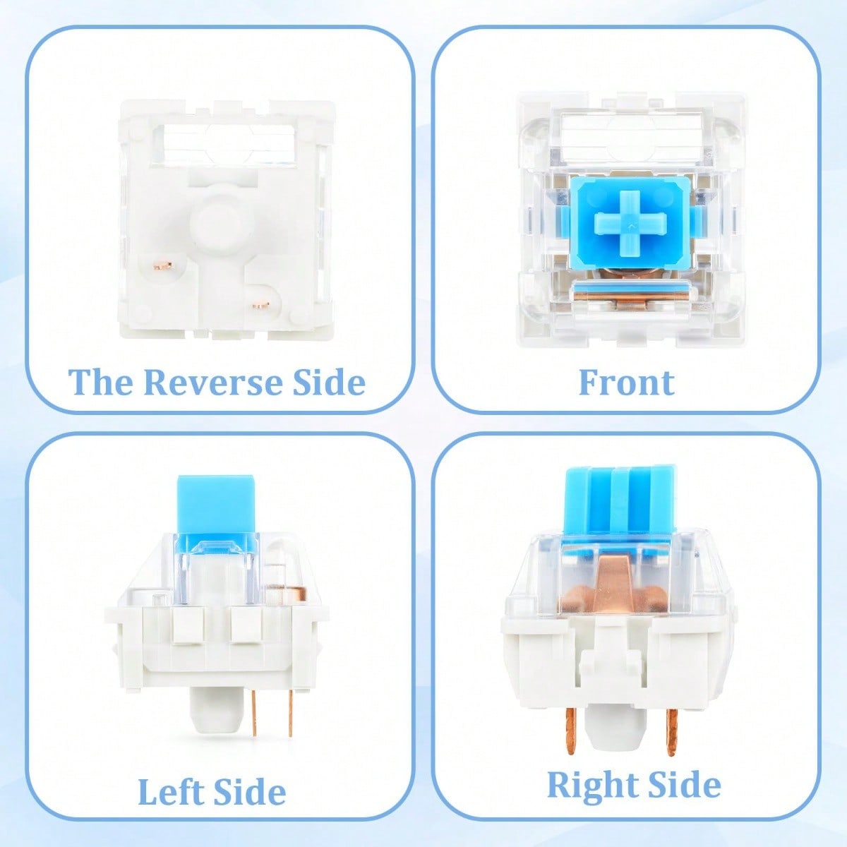 100 Practical Blue Switches, H - Keyboard Gaming Blue Switch 评论和价格
