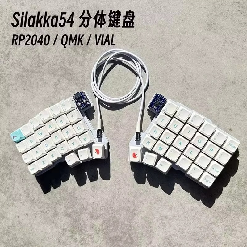 Silakka54 Ergonomic Split Mech - Gaming Keyboard 1 Hand 评论和价格