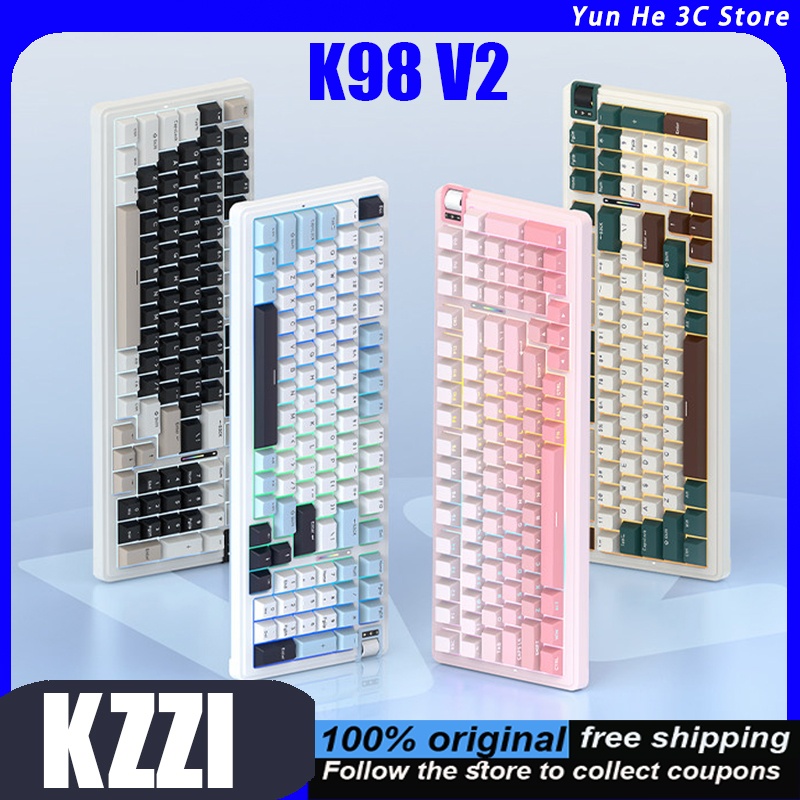 KZZI K98 V2 Mechanical Keyboar - Gaming Keyboard Hot Swappable 评论和价格