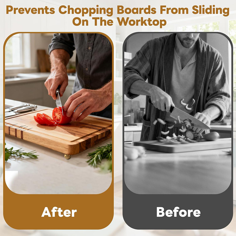 4Pcs Brass Cutting Board Feet  - Stabilizer Screw In 评论和价格