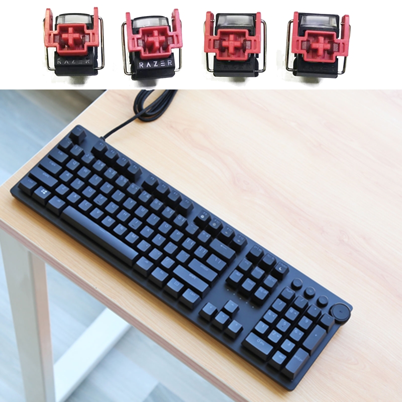 4Pcs V2 Slient Liner Red Optic - Gaming Keyboard Hot Swappable 评论和价格