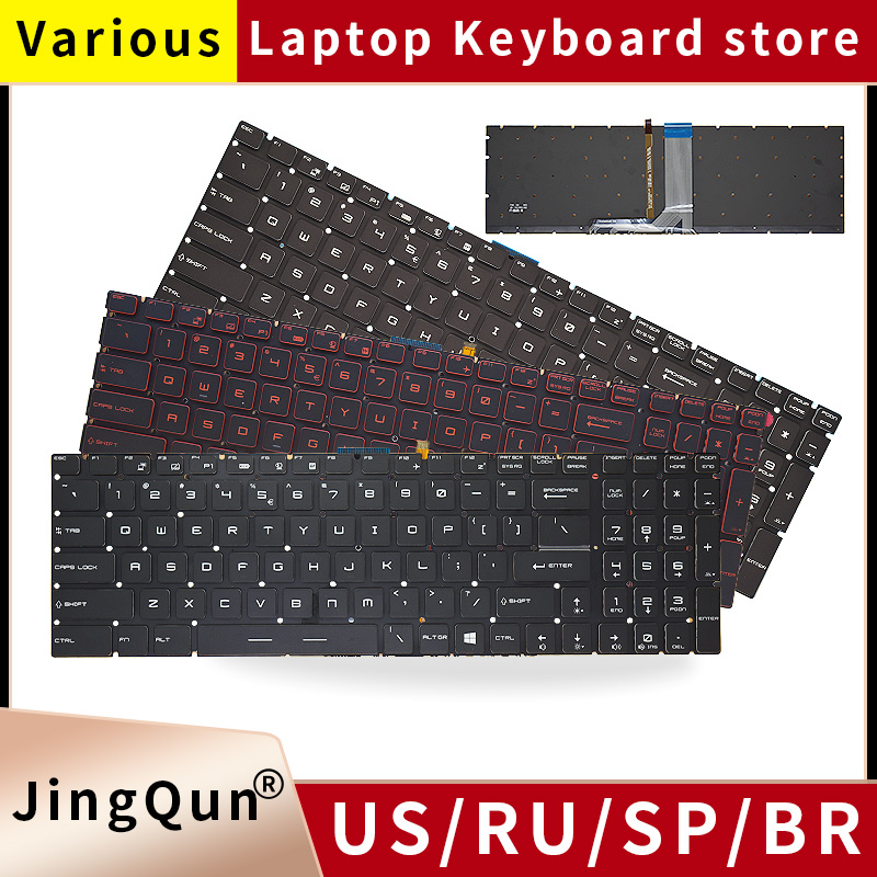 US/RU/SP/FR/TR/AR/NE Backlit K - Gaming Keyboard Backlit 评论和价格
