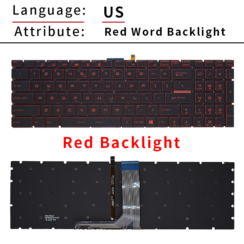 US/RU/SP/FR/TR/AR/NE Backlit K - Gaming Keyboard Backlit 评论和价格