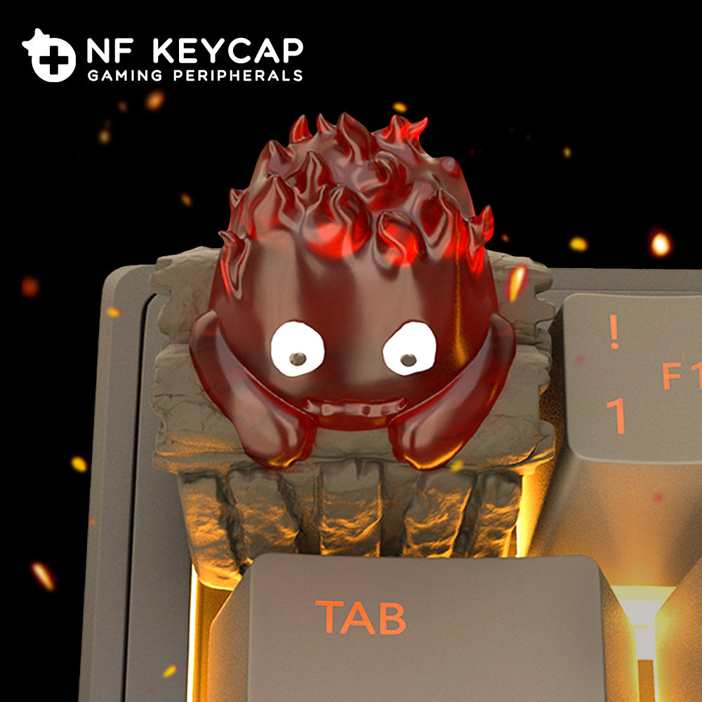 NF Keycap Calcifer Howls Movin - Gaming Keyboard Backlit 评论和价格
