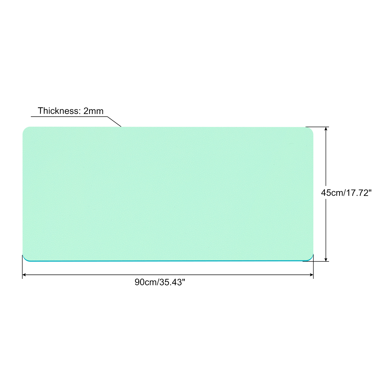 Office Desk Mat Protector PU L - Gaming Keyboard Nearby 评论和价格