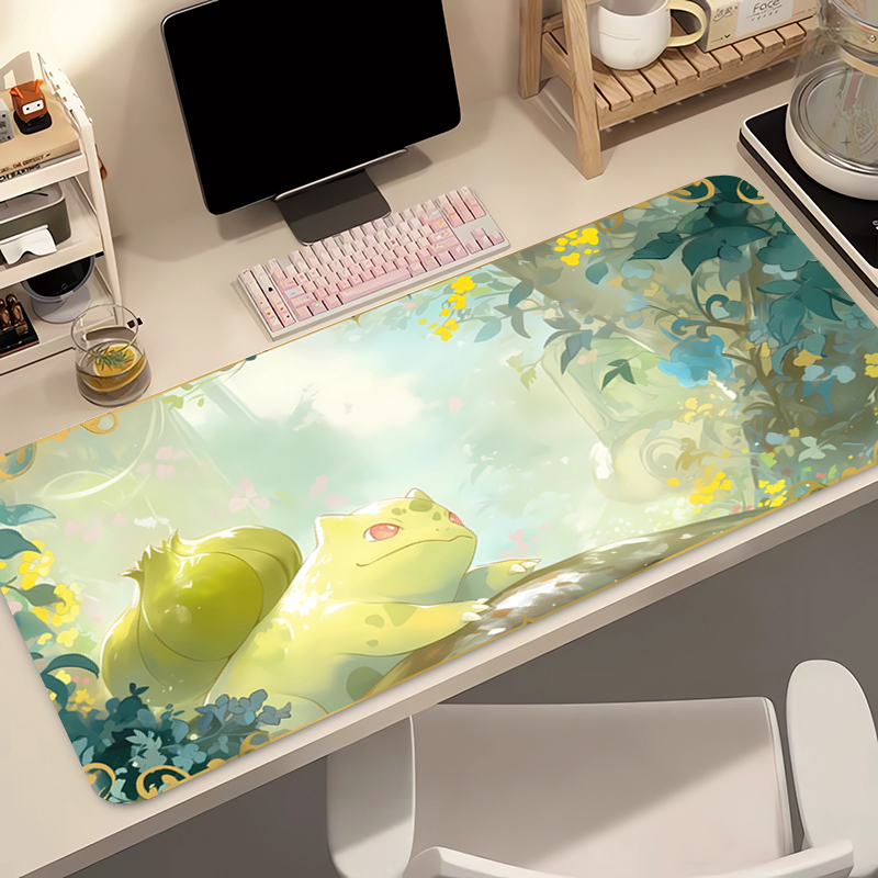 Anime Mouse Pad Pokemon Bulbas - Gaming Keyboard High Ground 评论和价格