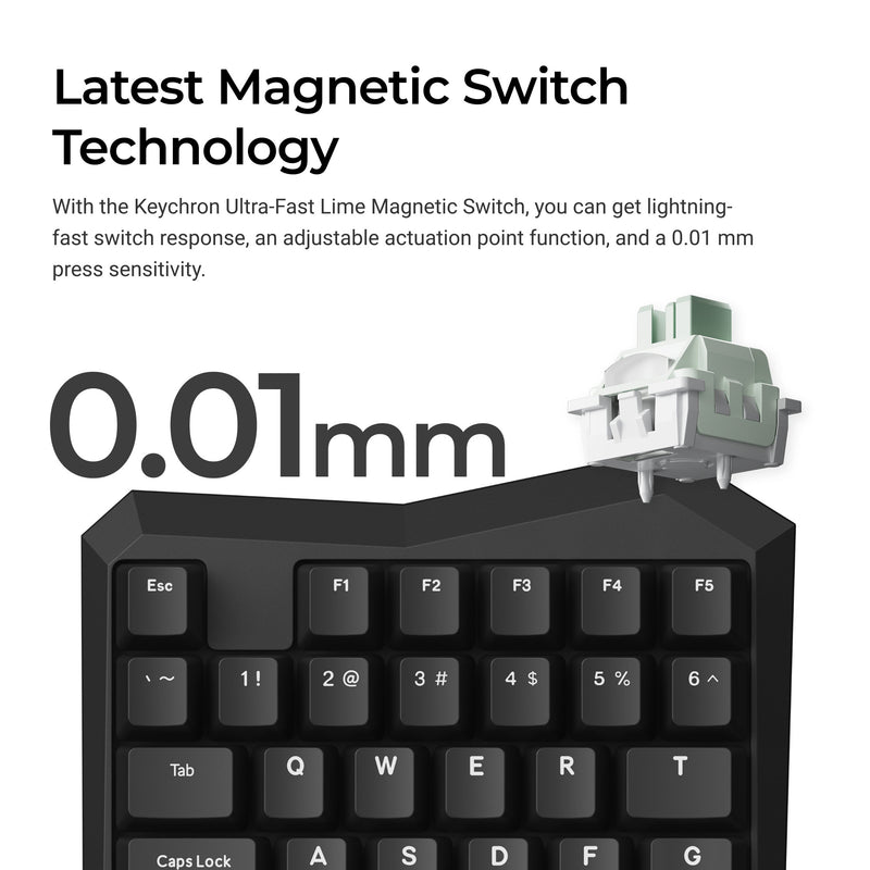 Keychron C0 HE 8K wired One Ha - Gaming Keyboard 1 Hand 评论和价格