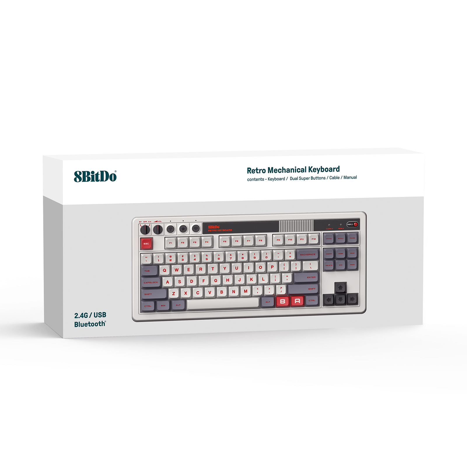 8Bitdo Retro Mechanical Keyboa - Gaming Keyboard Hot Swappable 评论和价格