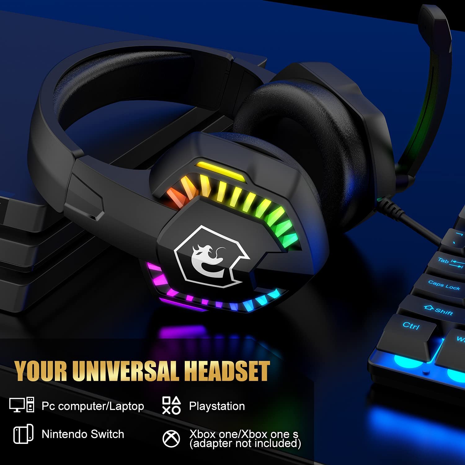MAMBASNAKE X ZIYOULANG T11 UK  - Gaming Keyboard Mouse And Headset Combo 评论和价格