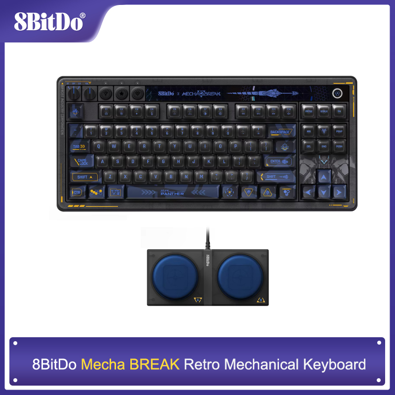 8BitDo Retro 87 Mechanical Key - Gaming Keyboard Hot Swappable 评论和价格