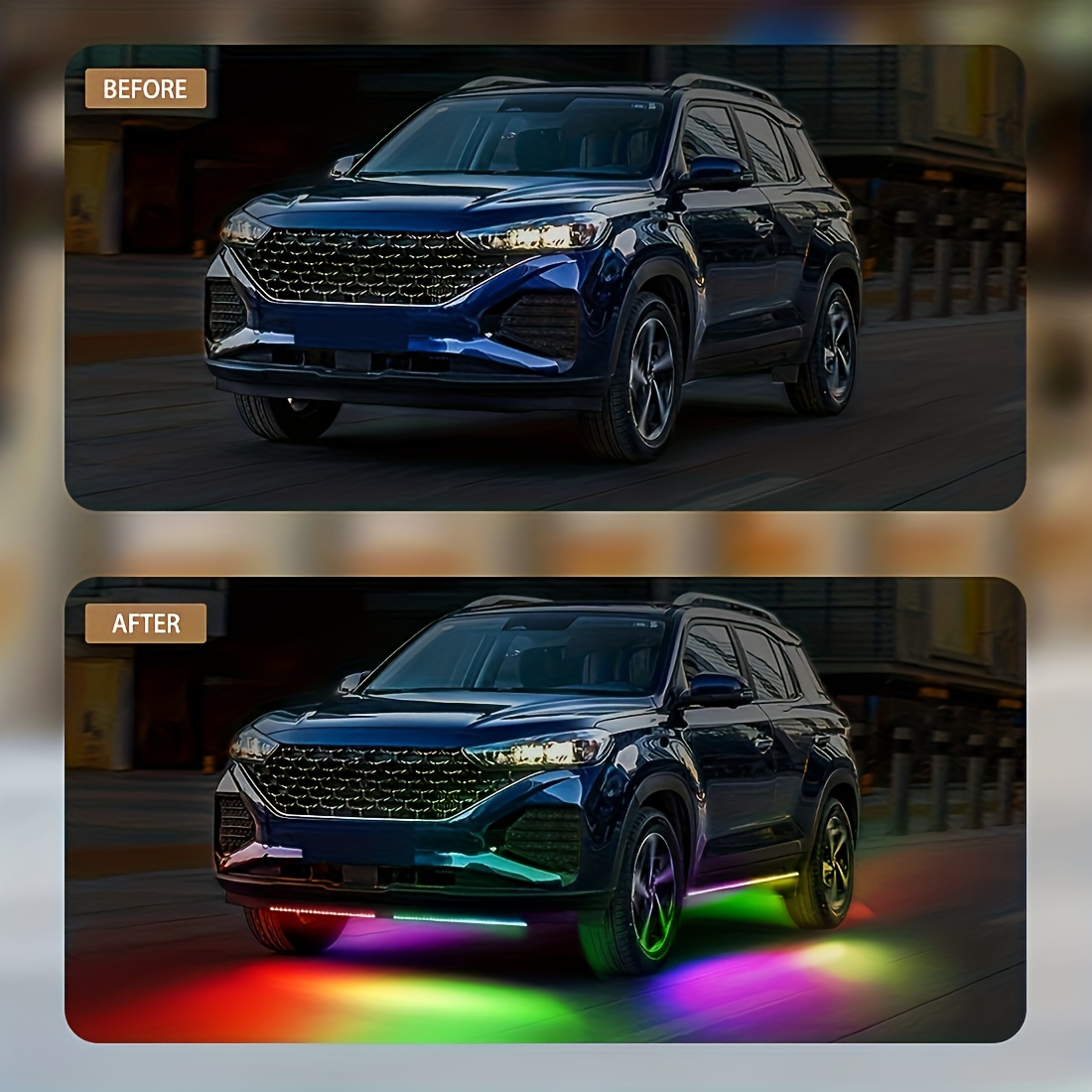 RGB Flexible Car Underglow Lig - Rgb Underglow Strip 评论和价格