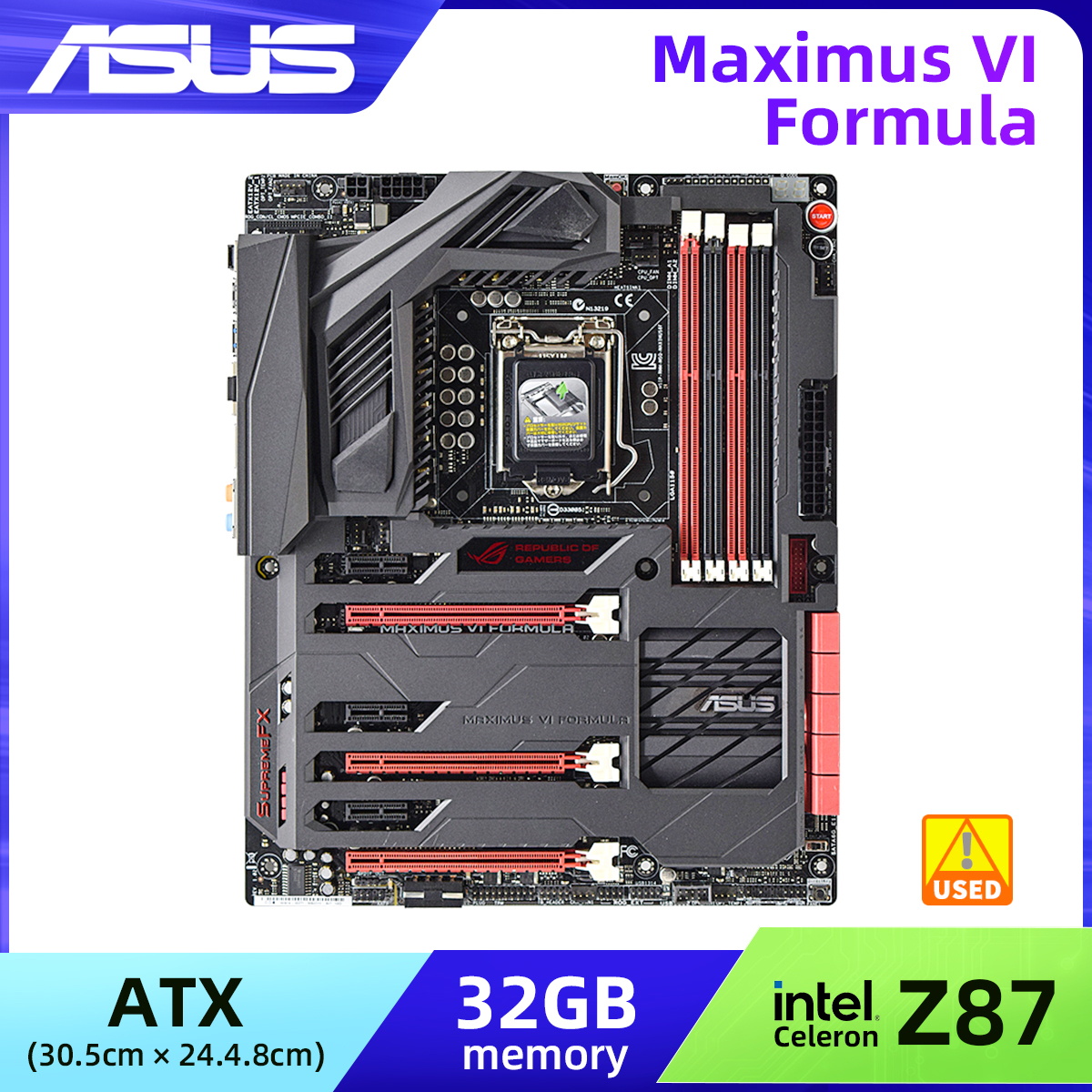 ASUS MAXIMUS VI FORMULA Mother - Intel Cpu Core I5 评论和价格