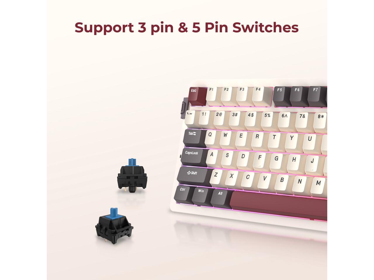 Rosewill Neon S75 Wireless Mec - Keyboard Gaming Blue Switch 评论和价格