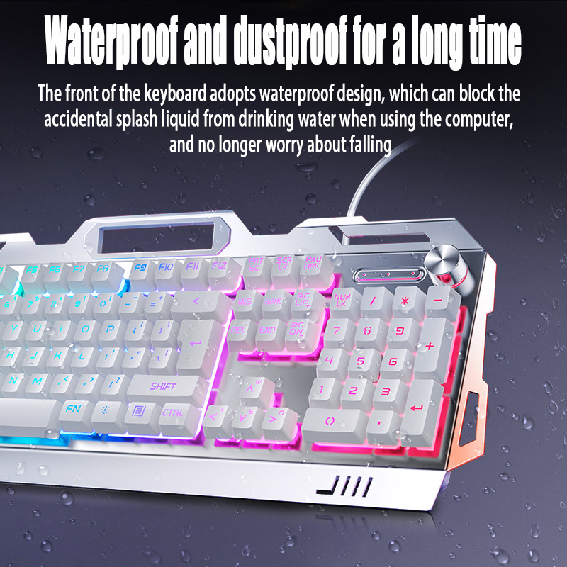 V2g5 Gaming Mechanical Handle  - Gaming Keyboard Mouse And Headset Combo 评论和价格