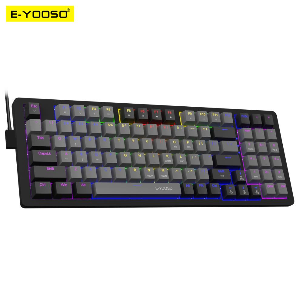 E-YOOSO Z94 USB Mechanical Gam - Keyboard Gaming Blue Switch 评论和价格